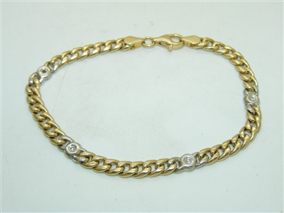14k yellow gold Diamond Bracelet