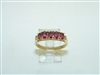 Natural Ruby 14k Yellow Gold Ring