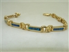 14k Yellow Gold Opal bracelet