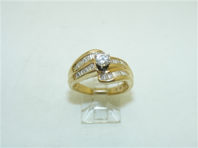 14k Yellow Gold Diamond ring