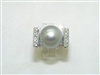 18k White Gold Gray South Sea Pearl Ring