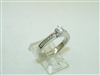 HAPPY WIFE HAPPY LIFE 14k White Gold Engagement Ring