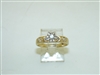 14k Yellow Gold Diamond Ring