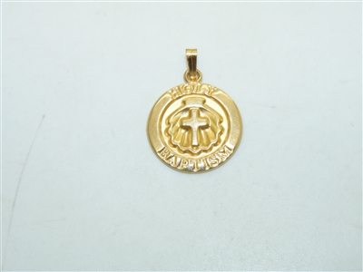 14k Yellow Gold Baptism