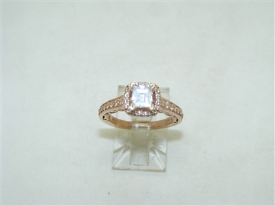Beautiful Rose Gold Diamond Engagement ring