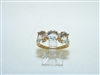 14k Yellow Gold Aquamarine Ring