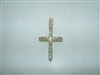 18k yellow gold Diamond Cross Pendant