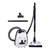 SEBO Airbelt K3 Pet Canister Vacuum with Power Head 90692AM
