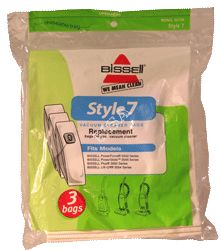 Bissell Paper Bag Style 7 Enviro Fresh 3 pack  30861