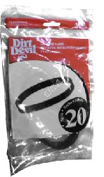 Dirt Devil Belt 2 Pack Royal # 20 Belt  3JZ0900000