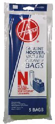 Hoover N Standard Bag Pkg of 5