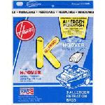 Hoover Vacuum Type "K" Allergen Filter Bags  4010100K