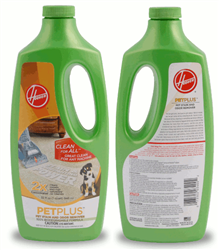 Hoover Shampoo Pet Plus Formula 32oz Each 2X Concentrate