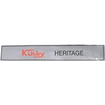 Kirby Bag Top Cover Label 192281A, 1HD, Gray and Silver