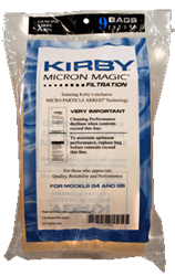 Kirby Paper Bag Tan Micron Magic G4 G5 Pkg of 9