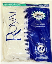 ROYAL TYPE "BP" PAPER BAG 7 PACK SHOULDER VAC BACKPACK  3KE2103000