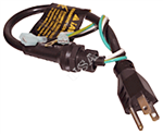 Power Cord Assembly With Strain Relief
