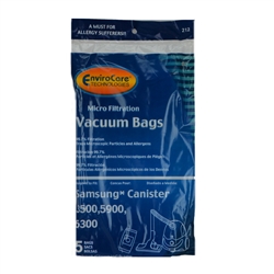 Samsung Canister Replacement Vacuum Bags 5 Pack