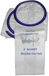 Pro Team Aggresor Bag Paper 6 Quart MIcro filter