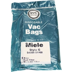 Miele Paper Bag G With 2 Filters 5 pack Repl DVC