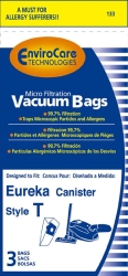 Eureka Replacement Paper Bag Style T 3pk 133