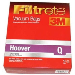 Hoover Bag Style Q Synthetic 3M 2 Pack Replacement