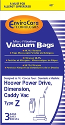 Hoover Bag Paper Type Z Microfilter 3 Pack