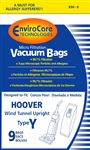 Hoover Bag Paper Type Y Microfilter Envirocare (9 Pack) - Case of 25