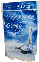 Cirrus Canister Bag VC248 6 Pack  C-14020, Cirrus Part Number C-14020