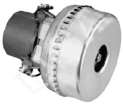 Domel Model 492.3.304 2-stage 120 volt 5.7 inch peripheral discharge bypass vacuum motor.