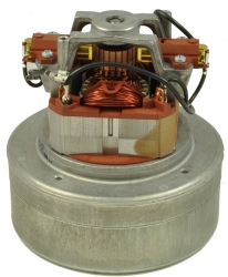 Domel Model 496.3.430 2-stage 120 volt 5.7 inch thru flow vacuum motor.