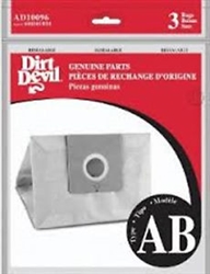 Royal Dirt Devil AB Type Paper Bag 3 Pack