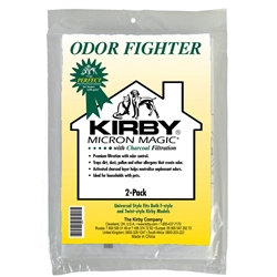 Kirby's NEW Micron Magic Charcoal Filtration Bags 2PK Universal FIt 202816A