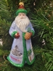 Polish Glass Charleston Hospitality Santa Ornament