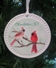Ceramic Cardinal Ornament
