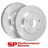 FRONT PAIR - SP Premium Brake Rotors - Uncoated - 55-034P
