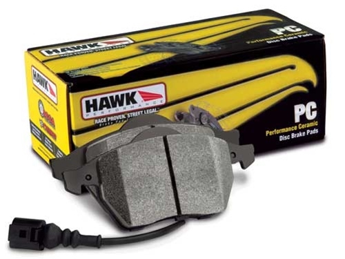 Rear - Hawk Performance Ceramic Brake Pads - HB250Z.653-D750