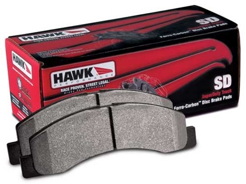 REAR - Hawk Performance Superduty Brake Pads - HB568P.666-D1707