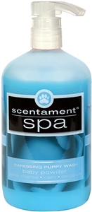 Scentament Spa Caressing Puppy Wash Baby Powder  16.oz