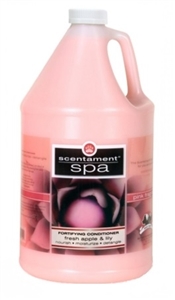 Scentament Spa Fortifying Conditioner Fresh Apple & Lilly 6:1 Gallon