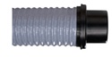 Double K Hose, 2-1/2" x 6", Gray