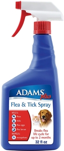 Adams Plus Flea & Tick Spray 32.oz