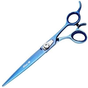 GEIB Kiss Silver Blue Straight Shears 7.5"