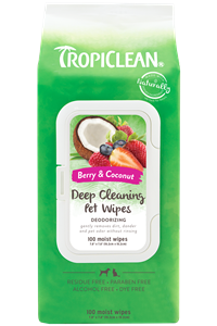 TROPICLEAN Deep Clean Wipes 100ct