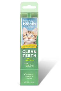 Fresh Breath Clean Teeth Oral Care Gel for Cats 2.oz