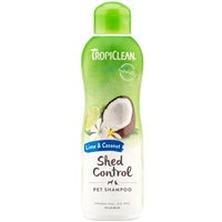 Tropiclean De Shedding Lime & Coconut 10:1 Shampoo 20.oz