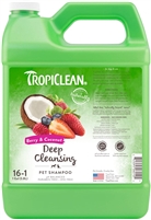 Tropiclean Berry & Coconut Deep Cleaning  16:1 Shampoo Gallon
