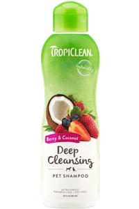 Tropiclean Berry & Coconut Deep Cleaning Shampoo 20.oz