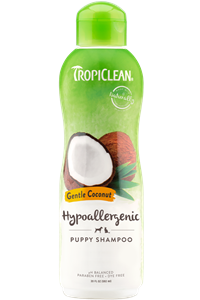 Tropiclean Hypo Allergenic Gentle Coconut Puppy Shampoo 20.oz