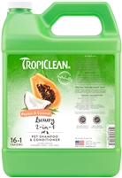 Tropiclean Papaya & Coconut (Luxury 2 in 1) Shampoo Gallon